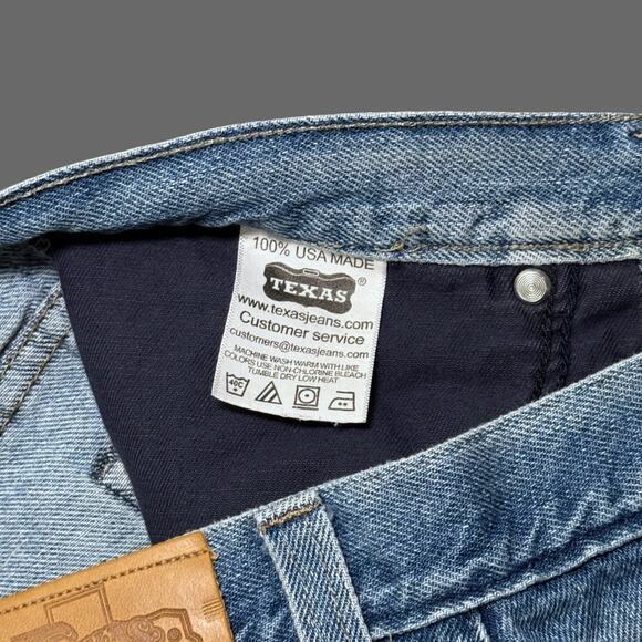 Texas Jeans Original Fit Made in U.S.A. Worn in Denim Mens Jeans Size 36 GUC - Picture 9 of 10